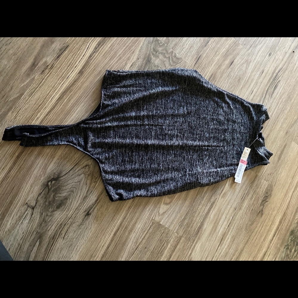 Grey body suit